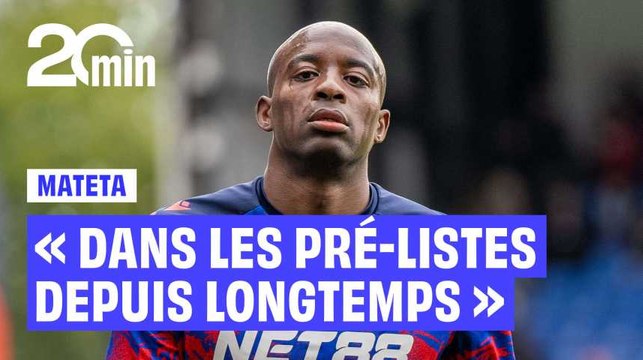 Equipe de France : « Mateta fait partie des pré-listes depuis longtemps » explique Deschamps