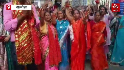 सांस्कृतिक नगरी में निकली भव्य शोभायात्रा, गूंजे मां दुर्गा के जयकारे, नम आंखों से दी गई विदाई