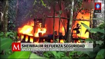 Sheinbaum refuerza seguridad nacional con plan de cuatro ejes en su primer año