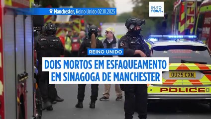 Ataque terrorista: dois mortos e três feridos graves em ataque junto a sinagoga de Manchester