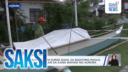 Saksi: (Part 2) Banta ng storm surge dahil sa Bagyong Paolo, pinaghahandaan; Sen. Mark Villar, ipinatatawag ng ICI