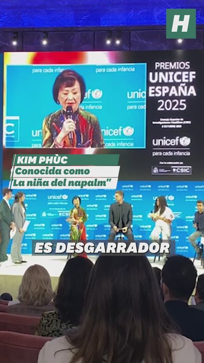 Premio UNICEF España Joaquín Ruiz-Giménez a Kim Phuc Phan Thi