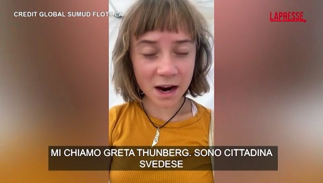 Flotilla, l'appello di Greta Thunberg prima dell'arresto