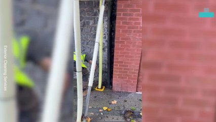 Crazy Moment Blocked Drain Pipe Explodes