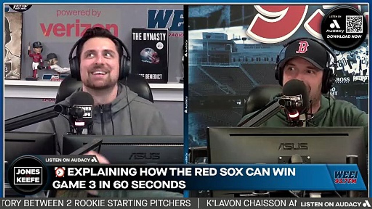 Jones & Keefe: Keefe explains how the Red Sox can win Game 3 in 60 seconds