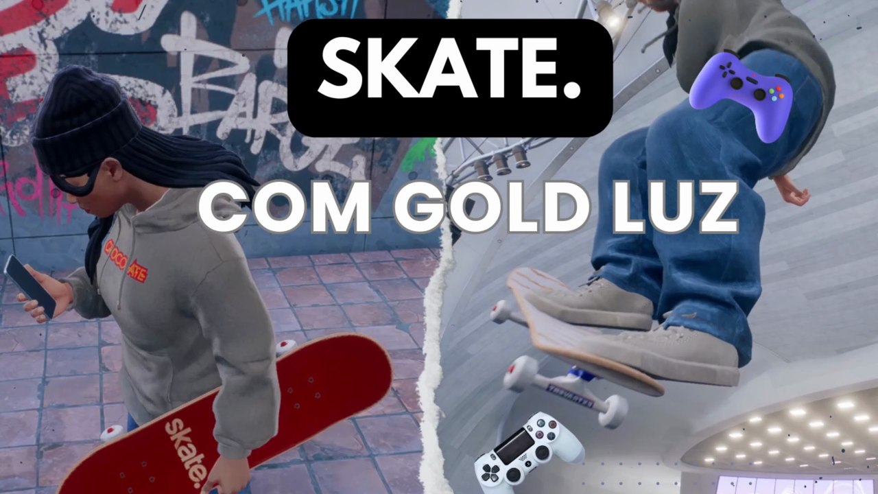 🎮✔️SKATE. COMO DEIXAR O GRÁFICO MAIS REALISTA COM GOLD
