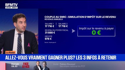 LE RADAR BFM - Baisse d'impôts pour les couples au SMIC, défiscalisation des heures sup'... Les étonnantes pistes de Sébastien Lecornu pour le budget 2026