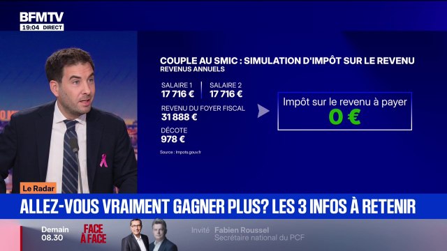 LE RADAR BFM - Baisse d'impôts pour les couples au SMIC, défiscalisation des heures sup'... Les étonnantes pistes de Sébastien Lecornu pour le budget 2026