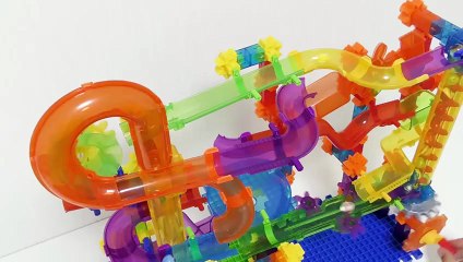 Marble Run ☆ Marble Mania Shockwave + Twister Combo Build & Play