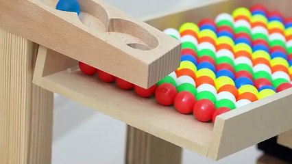 Marble Run Race ☆ Fan blade + Cuboro + Shishiodoshi Tray + Railroad crossing