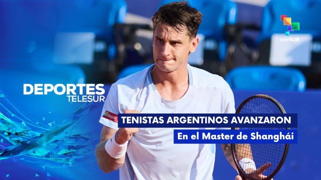 Tenistas argentinos avanzaron en el Master de Shanghái