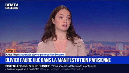 Les socialistes hués dans la manifestation parisienne: "C'est profondément anecdotique", estime Chloé Ridel, porte-parole du Parti socialiste