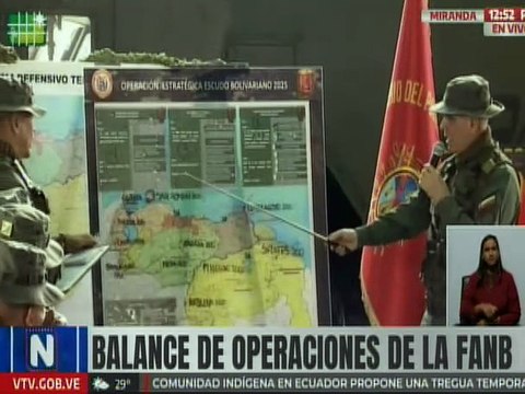 Vpdte. Sec. Padrino López detalló operaciones de la FANB para fortalecer la paz territorial