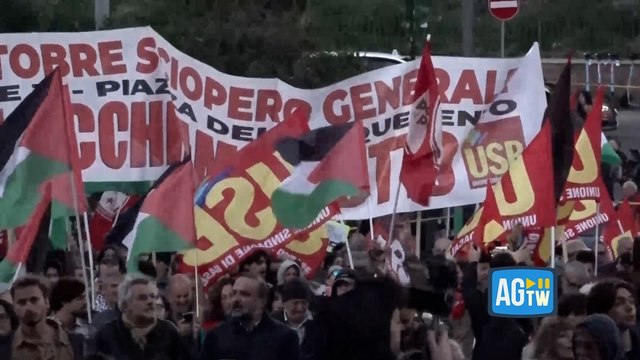 Roma, le voci dal corteo per la Flotilla al Colosseo: «Sciopero generale, blocchiamo tutto»