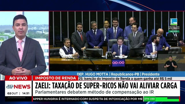 PT e PL se enfrentam por taxação de ‘super-ricos’ e isenção do Imposto de Renda | TEMPO REAL