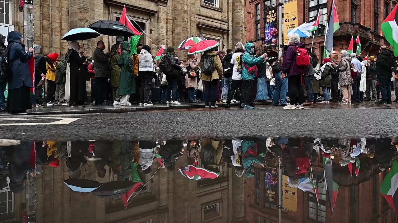 Mothers Against Genocide Scotland demo Glasgow