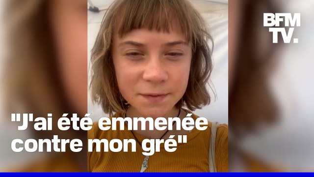 Flottille pour Gaza: la militante Greta Thunberg affirme avoir été enlevée contre son gré par Israël