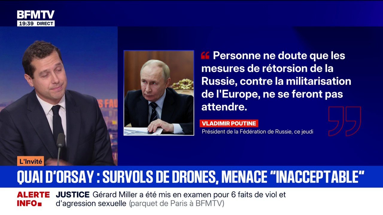 Russie: "Nous voyons depuis quelques semaines des provocations inacceptables", souligne Pascal Confavreux, porte-parole du Ministère de l'Europe et des Affaires étrangères