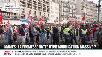 Les chiffres de la mobilisation de l'intersyndicale du 2 octobre