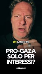 Robby Giusti - Ma quanti sono gli artisti pro-Gaza solo per interessi personali? (04.10.25)