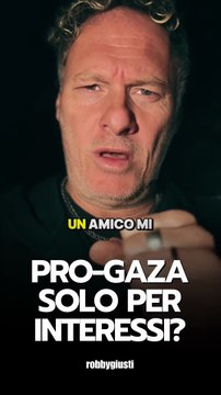 Robby Giusti - Ma quanti sono gli artisti pro-Gaza solo per interessi personali? (04.10.25)