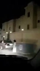 فيديو غريب لهذه السيدة  السعودية ولما فعلته بالسكين