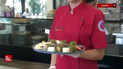 Adana'da Uzak Doğu'dan gelen müşterilerinden esinlendi: Sushi Kadayıf yaptı
