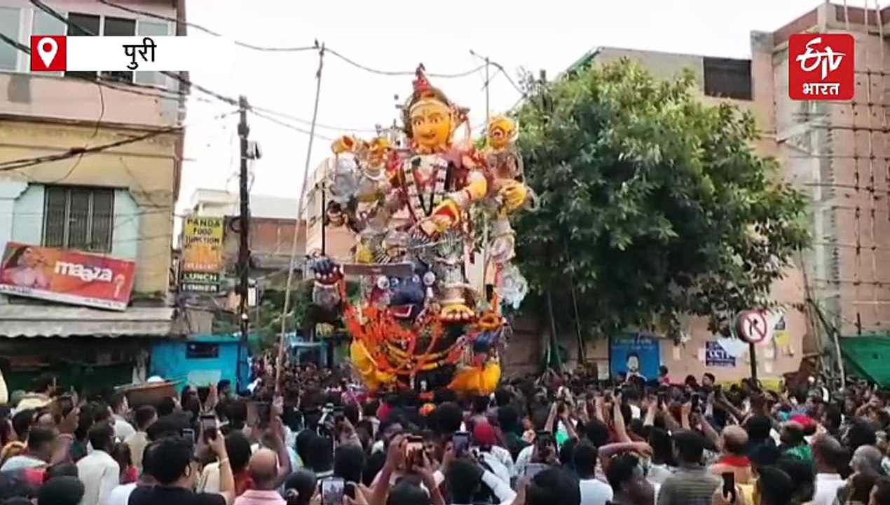 ओडिशा: पुरी में निकली भव्य गोसानी यात्रा, देवी दुर्गा का स्थानीय स्वरूप