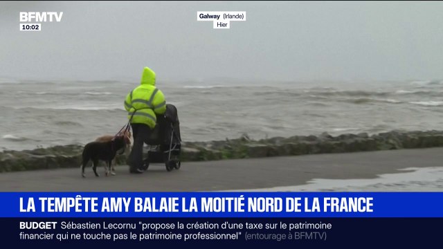 La tempête Amy balaie la moitié nord de la France