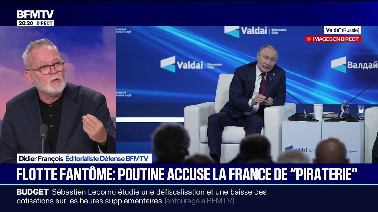 Vladimir Poutine qualifie de "piraterie" l'interception du pétrolier de la flotte fantôme russe au large de Saint-Nazaire