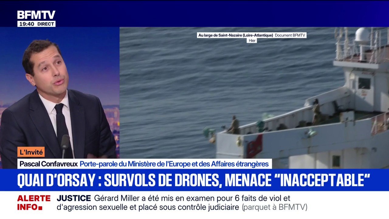 Provocations russes: "On veut créer collectivement de la dissuasion", affirme Pascal Confavreux, porte-parole du Ministère de l'Europe et des Affaires étrangères
