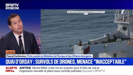 Provocations russes: "On veut créer collectivement de la dissuasion", affirme Pascal Confavreux, porte-parole du Ministère de l'Europe et des Affaires étrangères