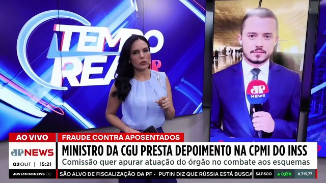 CPMI do INSS ouve ministro da CGU sobre combate e apuração de esquemas ilegais | TEMPO REAL