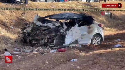 Şanlıurfa’da 1 kişinin öldüğü kazanın görüntüsü ortaya çıktı