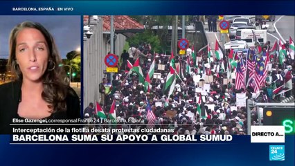 Directo a... Barcelona y las manifestaciones en apoyo a la Flotilla Global Sumud