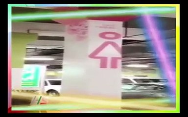 بالفيديو مواقف خاصة لسيارات النساء في مول شهير بجدة