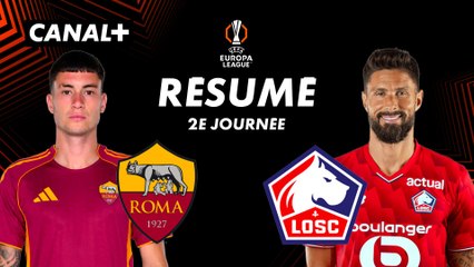 Résumé du match AS Rome vs Lille - Ligue Europa 2025-26 (J2) ⚽
