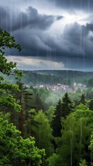 Sleep Sound, Sleeping,  Relax, Heavy Rain, Calm, Weather, Aura