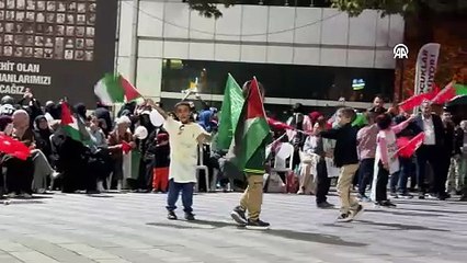 Sumud Filosu\'na saldırılar Bursa\'da protesto edildi