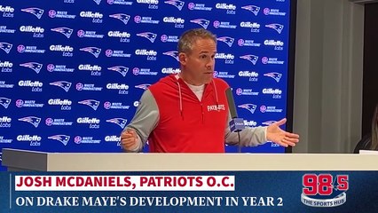 JOSH MCDANIELS - on Drake Maye's Development