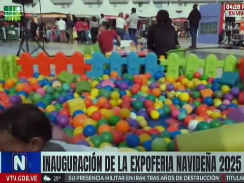 Autoridades Nacionales lideran la inauguración de la Expoferia Navideña 2025