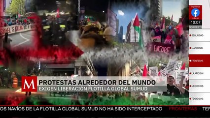 Detención de Global Sumud Fotilla desata protestas alrededor del mundo