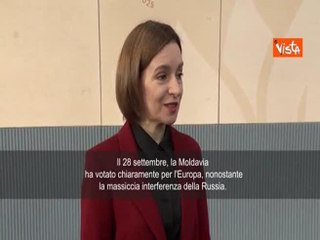 Maia Sandu: Voto Moldavia test per democrazia, sventati i piani russi