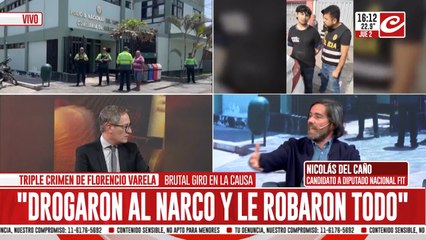 Nicolás Del Caño: "No puede existir el narcotráfico sin complicidad política"