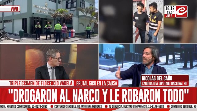 Nicolás Del Caño: No puede existir el narcotráfico sin complicidad política