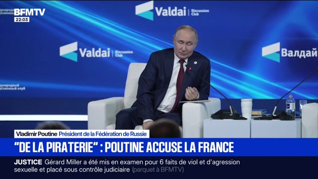 Macron, je le connais bien : Vladimir Poutine accuse la France de piraterie l'interception du pétrolier de la flotte fantôme russe au large de Saint-Nazaire