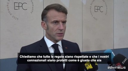 Macron: "Proteggere francesi su Flotilla, hanno scelto l'impegno"