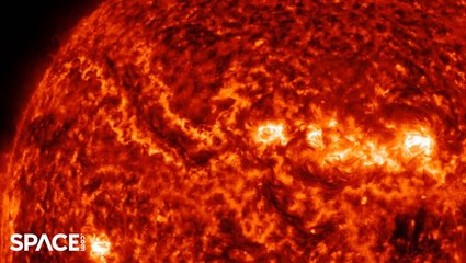 Filament Eruption On Sun Creates 250,000-Mile-Long 'Canyon Of Fire'