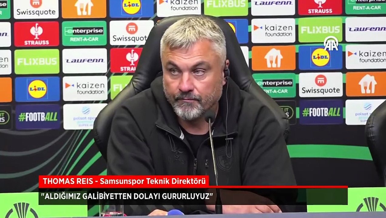 Samsunspor Teknik Direktörü Thomas Reis: harika bir galibiyet aldık