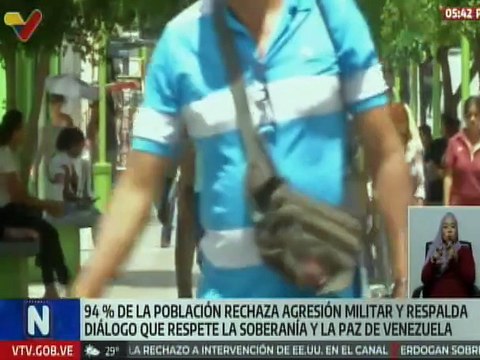 Sondeo de la encuestadora Data Viva muestra que 94% de la población rechaza agresiones de EE. UU.